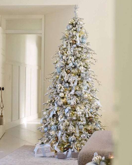 7.5' Slim Artificial Christmas Tree Unlit