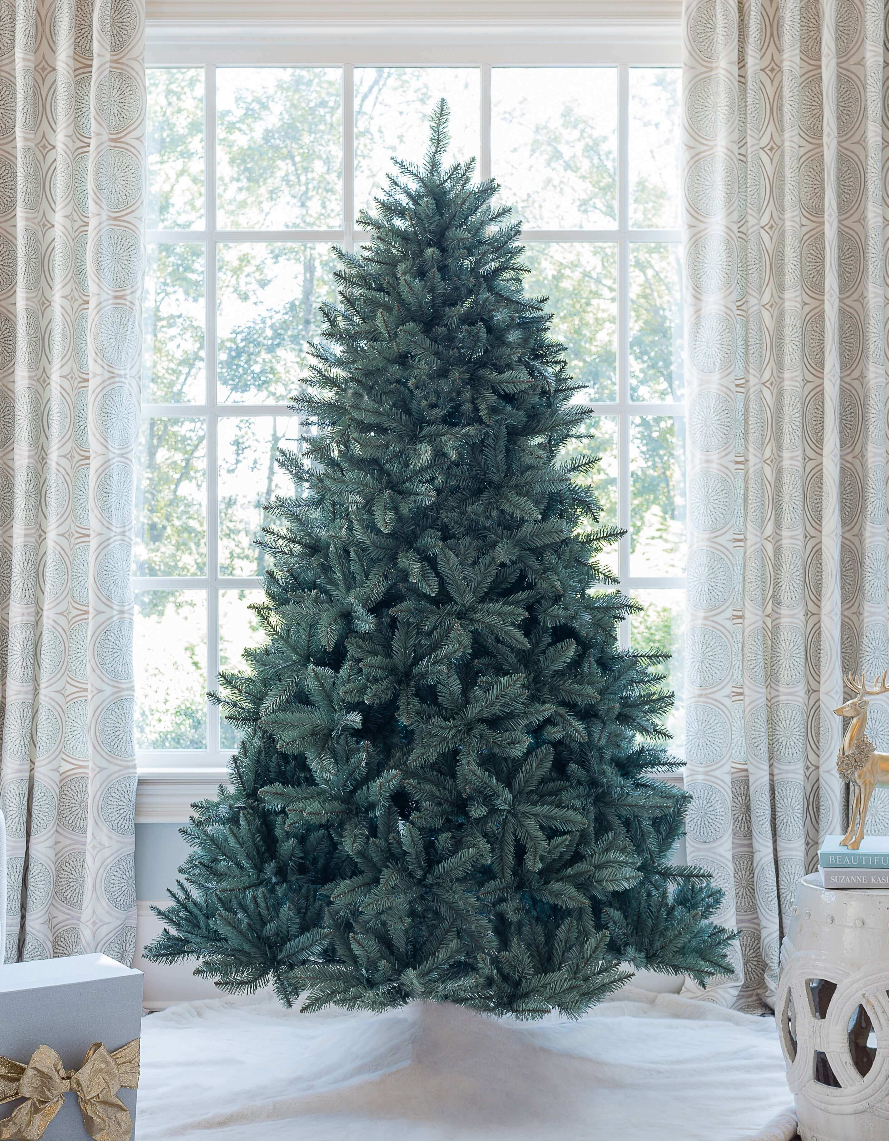 7' Tribeca Blue Spruce Artificial Christmas Tree Unlit