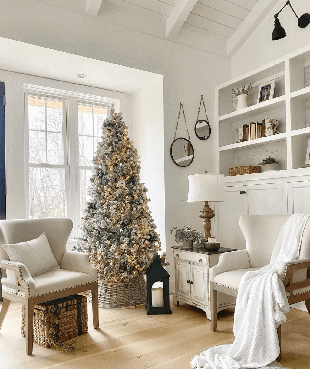 7' Prince Flock® Artificial Christmas Tree Unlit