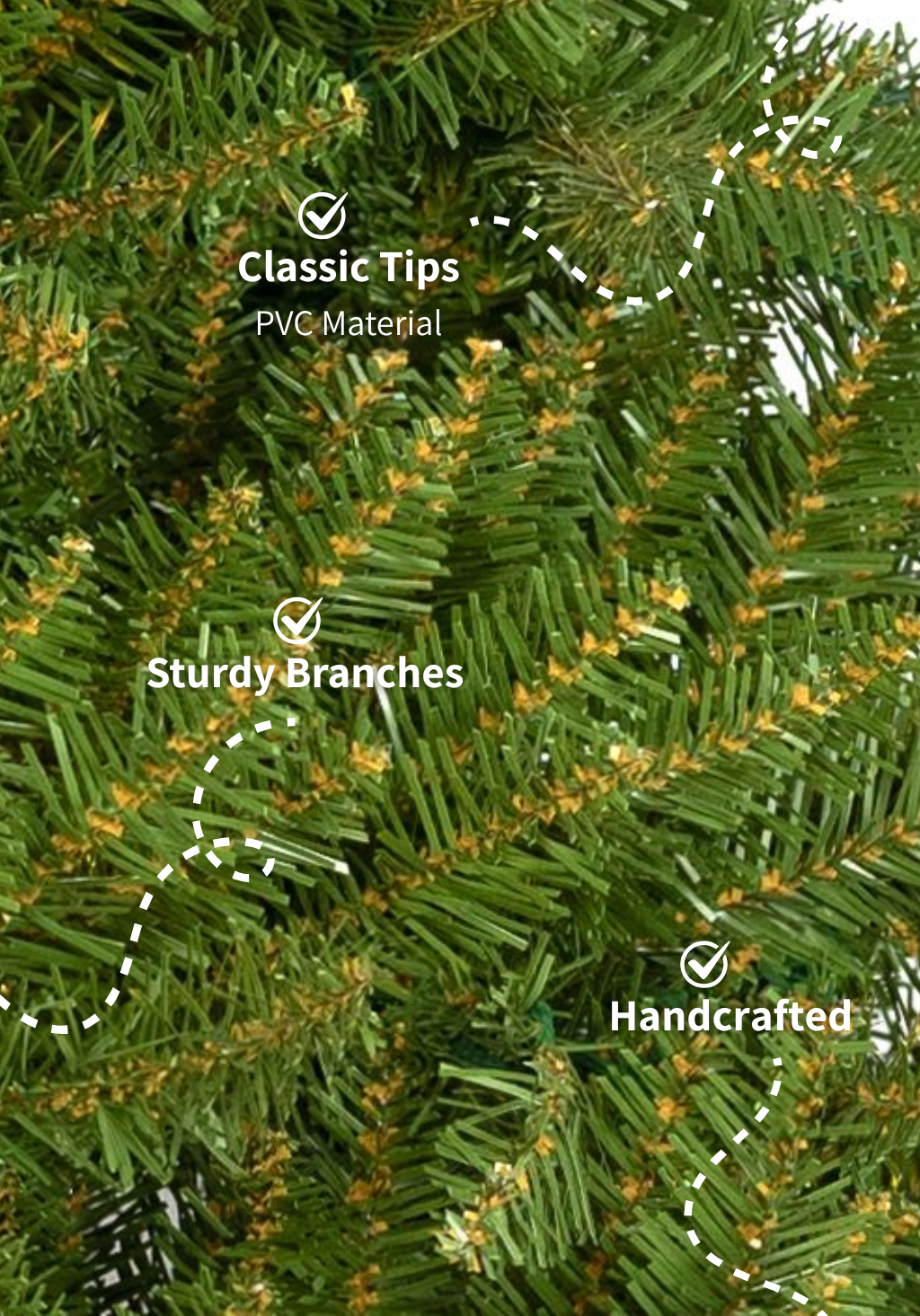 7.5' Yorkshire Fir Artificial Christmas Tree Unlit