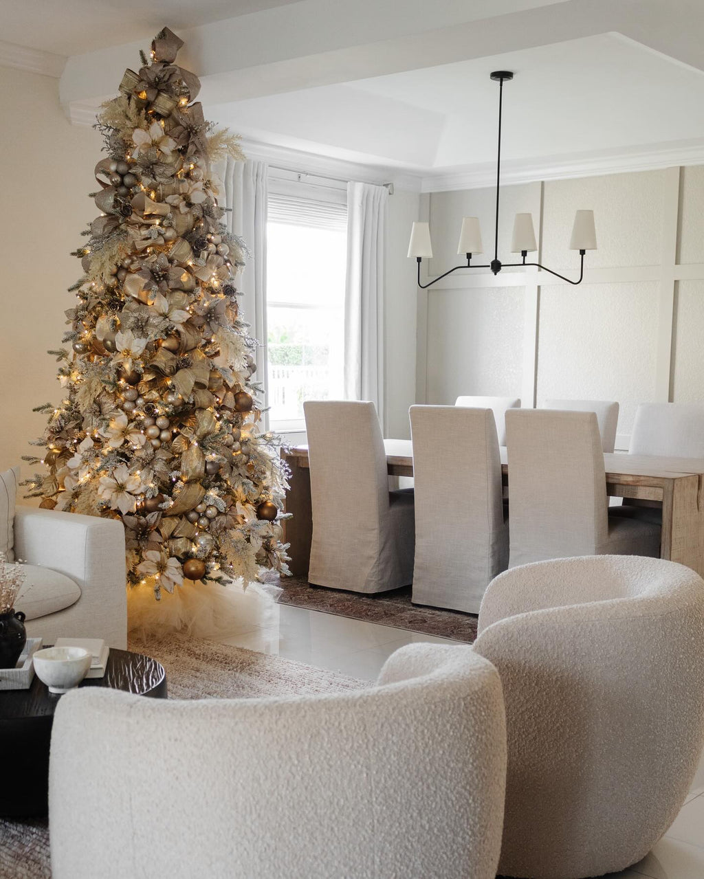 6.5' Queen Flock® Slim Artificial Christmas Tree Unlit